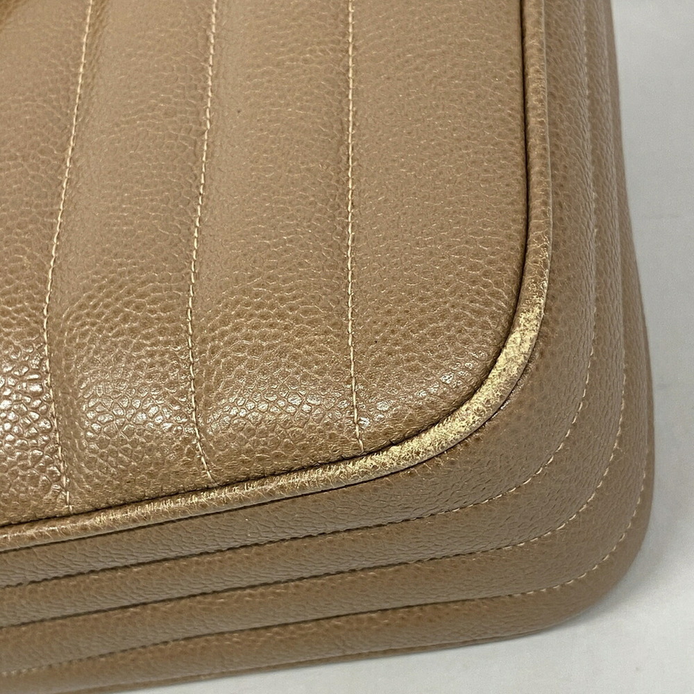Chanel Mademoiselle Chain Shoulder Bag, Large Coco Design, Caviar Skin, Light... - Picture 6 of 10